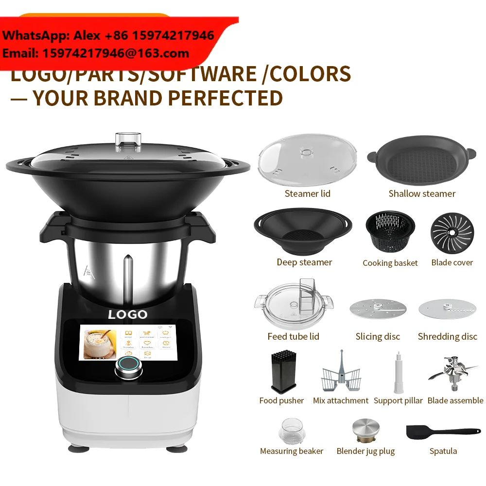 Multi-functional Food Processor 14 In 1 Electric Meat Grinder Vegetable Chopper Blender Mixer Smoothie Maker For Home Kitchen