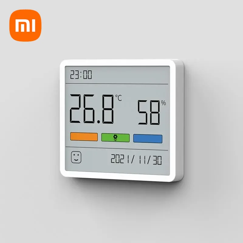 Xiaomi Duka Atuman Digitale Lcd Indoor Handige Temperatuursensor Vochtigheidsmeter Klok Elektronische Thermometer Hygrometer Tools