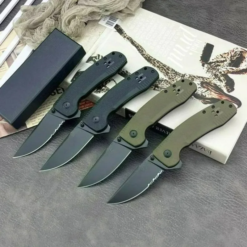 

TAC XR green black pocket Folding Knife D2 Blade G10 Handle selbstverteidigung hunting survival tactical knives edc multitool