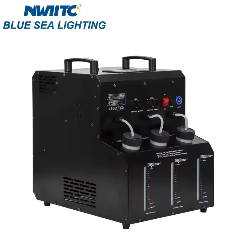 ديسكو الزفاف اثنين من الناتج RGB LED آلة ضباب الفقاعات #3