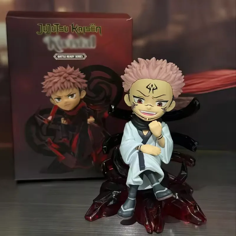 

Genuine Jujutsu Kaisen Blind Box Anime Gojo Satoru Ryomen Sukuna Figure Adult Desktop Collectible Decor Model Toys Surprise Gift