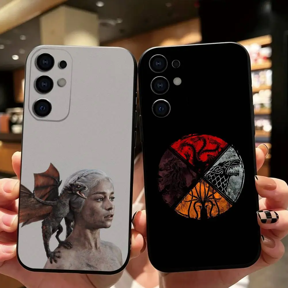 Game of T-Thrones-S Phone Case Black Silicone Soft For Samsung S26,S25,S24,S23,S22,S21,S30,Ultra,Plus,Fe,Lite Gift