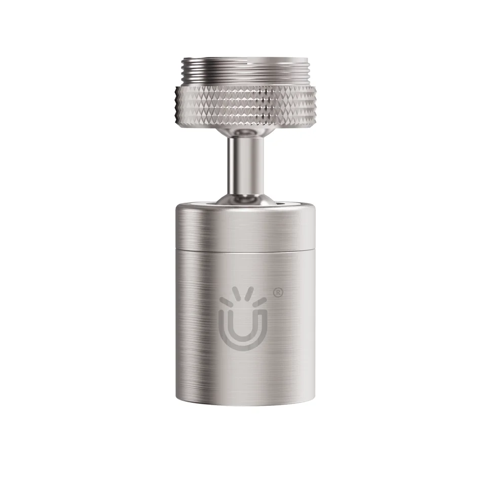 Lightweight Stainless Steel Micro-Nano Bubble Generator 360 Rotary Kitchen Sink Faucet Aerator Deep Cleansing Skin