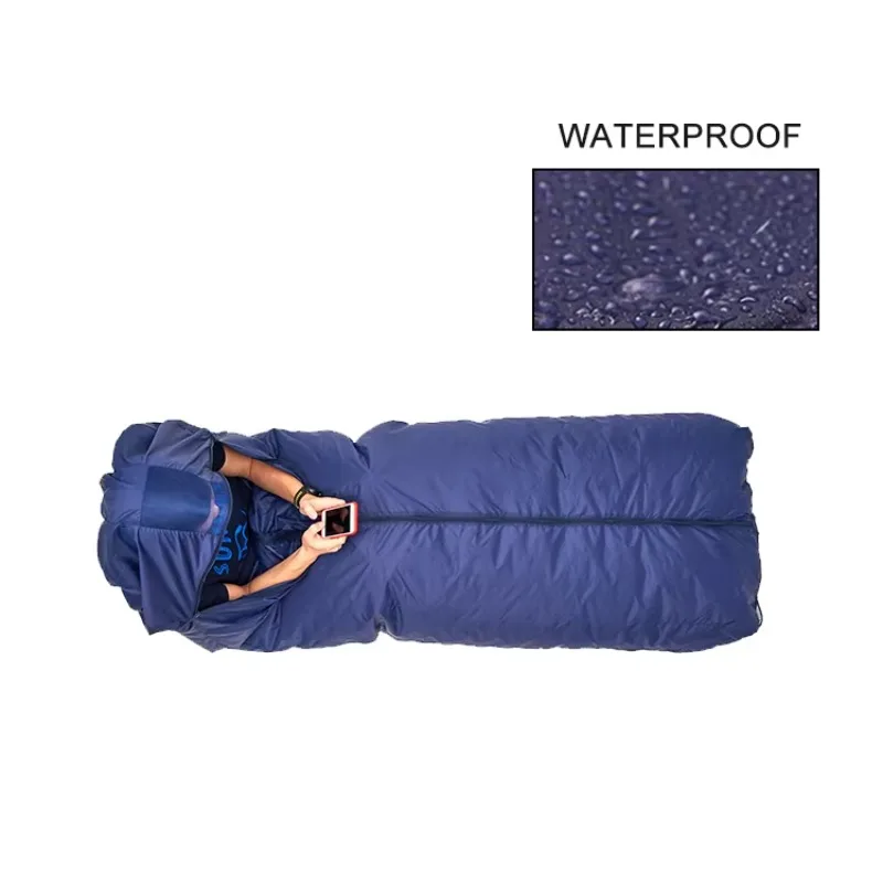 Fan Cooling Waterproof for Camping Hiking Traveling Portable Long Lay Bag Sleeping Bag