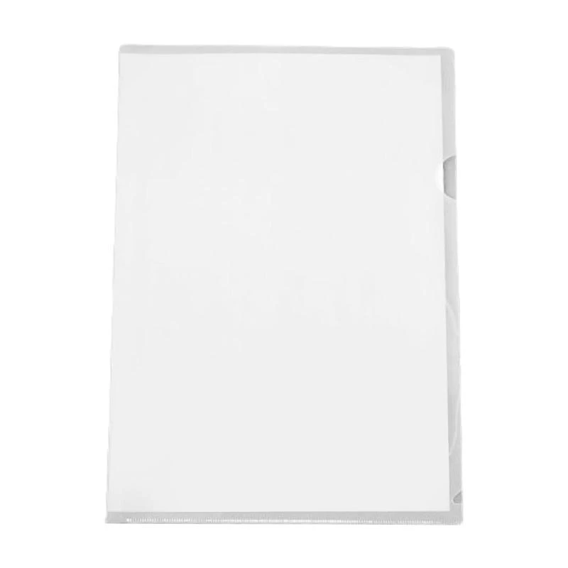 DXAB 6 Colors L Shaped Folder A 4 Plastic Folders Presentation Folder A 4 Plastic Sleeves File Folder for Protection Files - Image 2
