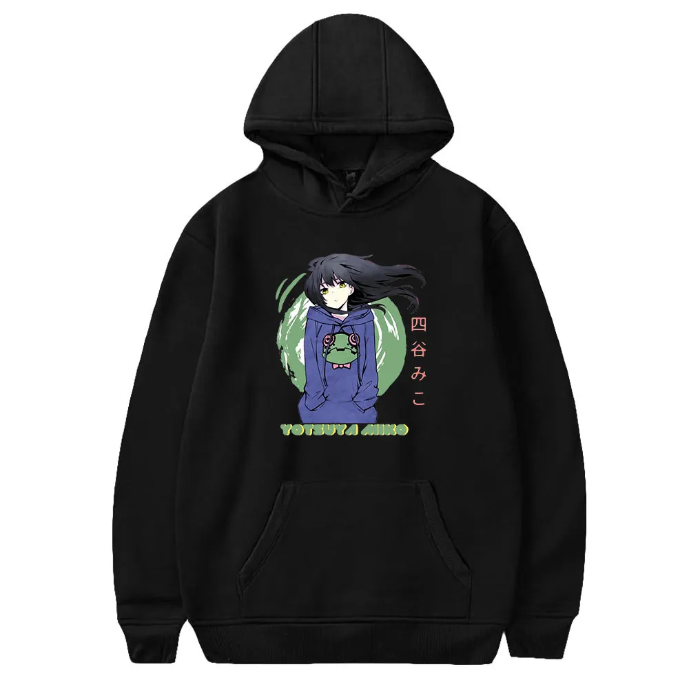 

2021 Anime Mieruko Chan Hoodie Long Sleeve Sweatshirt Men Women Pullover Harajuku Streetwear Miko Yotsuya Clothes