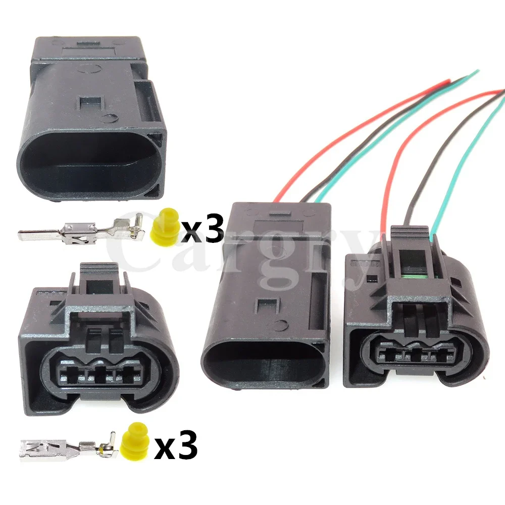 

1 Set 3P Auto ABS Sensor Wire Socket AC Assembly For Benz BMW Kostal 22140492050 09441311 50290970 1-968433-2 1-968408-2