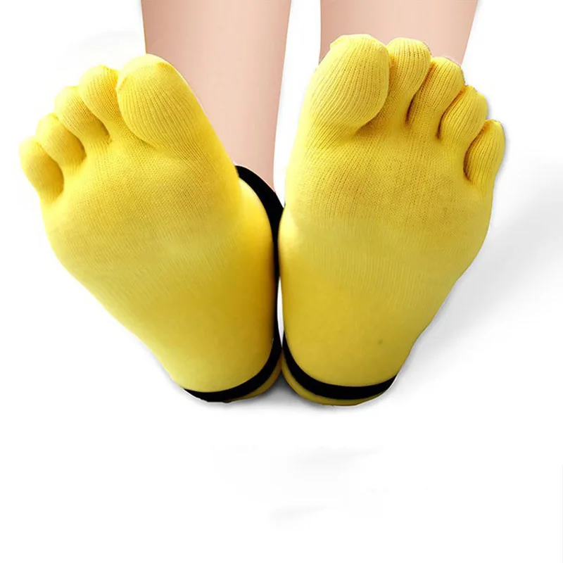 5 Pasang Kaus Kaki Lima Jari Kaki Pria Kaus Kaki Pendek Musim Semi Musim Panas Jaring Anti-gesekan Penyerap Keringat Kaus Kaki Olahraga Katun Lima Jari