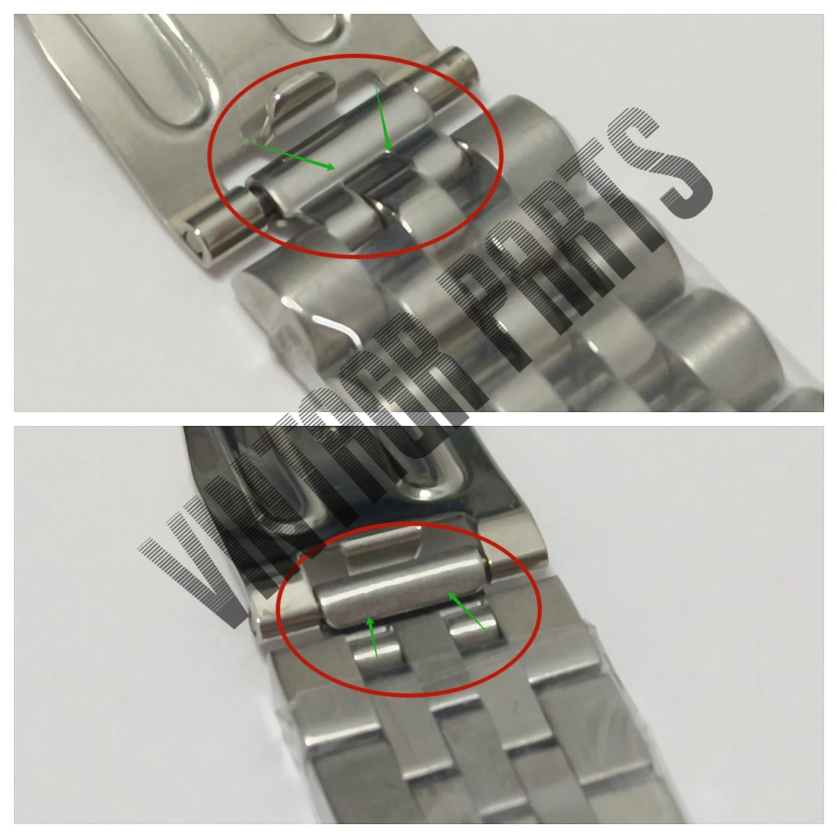 10mm 16mm Jubilee End Link Buckle Connector For Men Ladies Jubilee Watch Bracelet