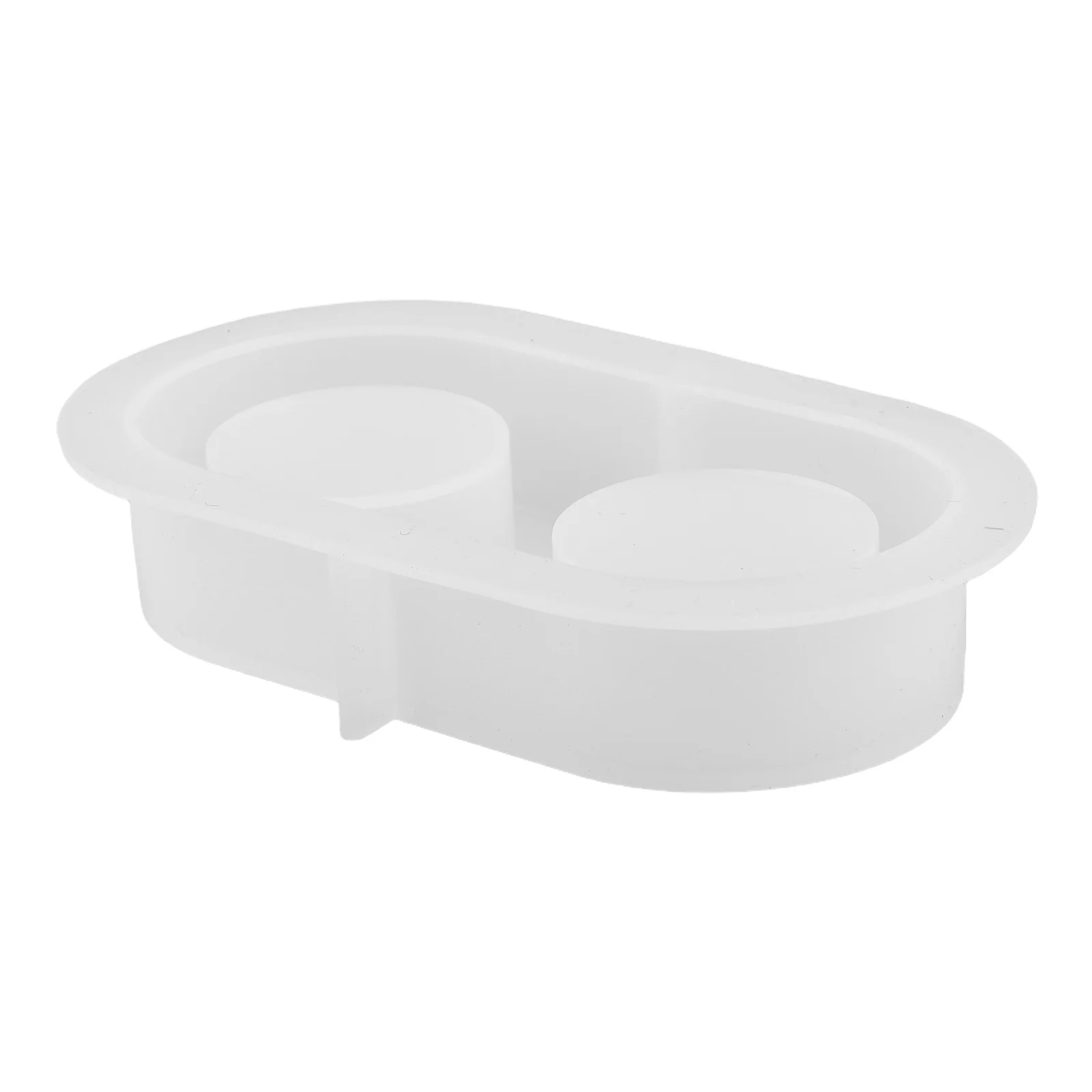 

Crystal Epoxy Mold for Holders Votive Trinket Dish Resin Crafts White Cement Supplies