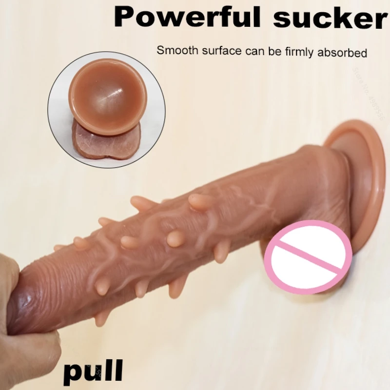 Big Dildo Penis Dick Cock Sex Toys for Women 18 for Adults Strap-on Sexy Toy Anal Plug Sext Toys Mens Masturbation Skin Feeling