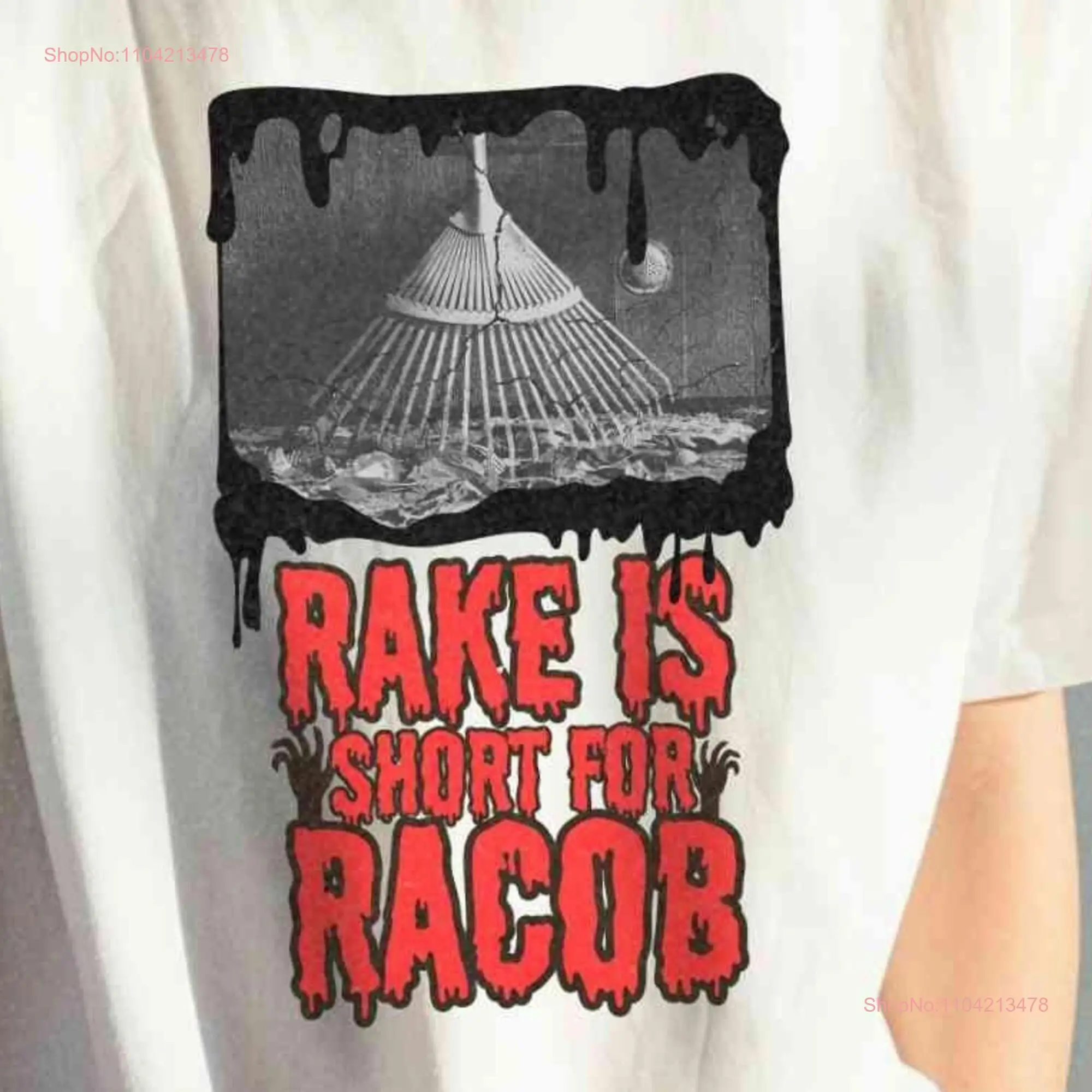 Rake is Short for Racob Meme Oddly Specific T Shirt Cursed Stupid weirdcore Dank shirts that go hard