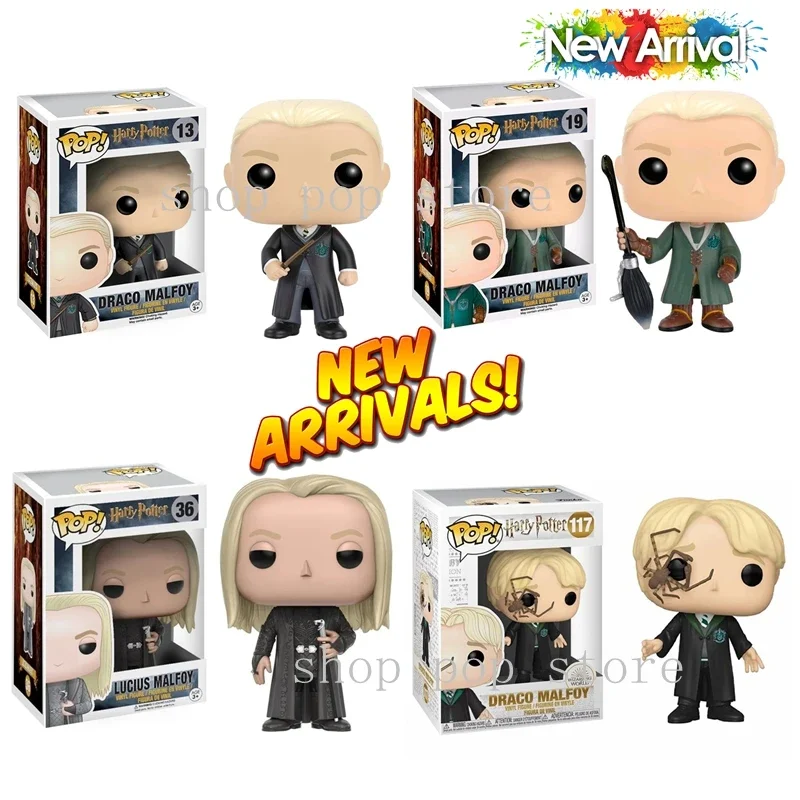 NUEVO FUNKO POP Harry Series # 13 Malfoy # 19 Malfoy # 36 Draco Malfoy # 117 Exclusivo Vinilo Figuras de Acción Modelos para Juguetes Regalos
