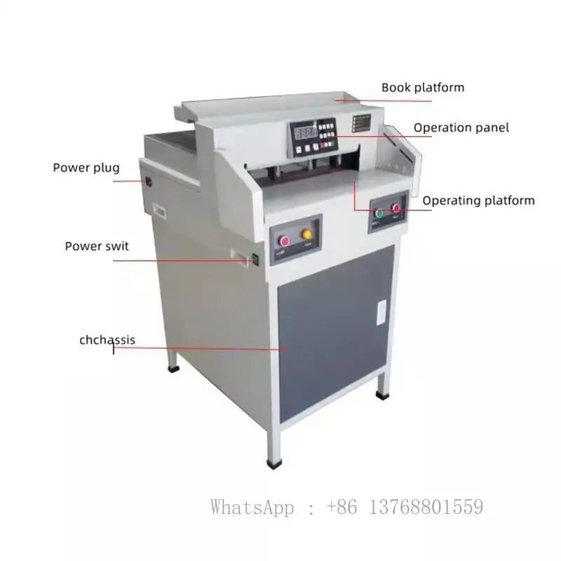 450VS+fully Automatic CNC Paper Cutting Machine, Electric Paper Cutting Machine Infrared Photoelectric Protection