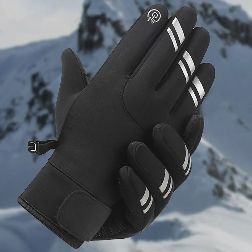 

Gift Reflect Light Winter Gloves Warm Ultralight Sports Mittens Thermal Thicken Protective Mittens Fishing