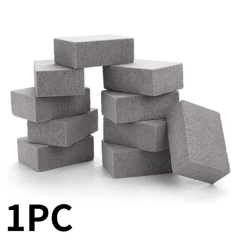 BBQ Grill Cleaning Brush Brick Block Barbecue Cleaning Stone Pumice Brick For Barbecue Rack Outdoor Kitchen BBQ Tools Mangal