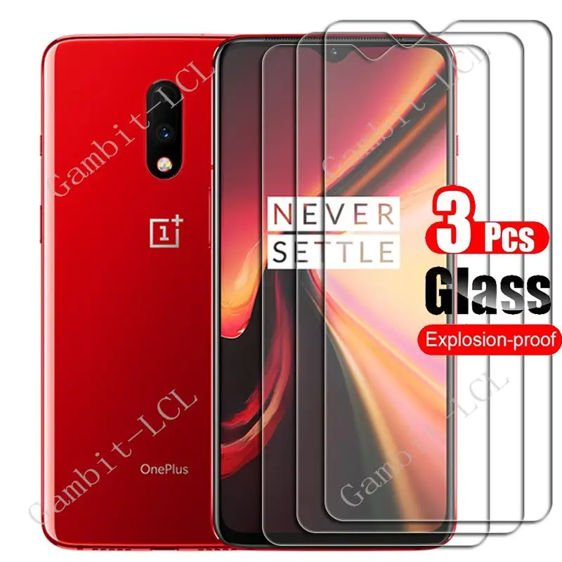 3PCS Tempered Glass For OnePlus 6T 7 6.4