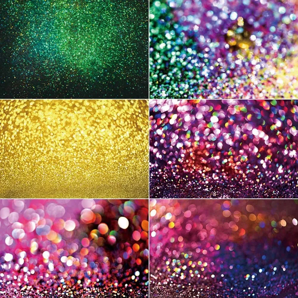 

MOON.QG Light Spots Photography Background Glitter Bokeh Polka Dot Photocall Backdrop Children Photo Studio Photocall Props