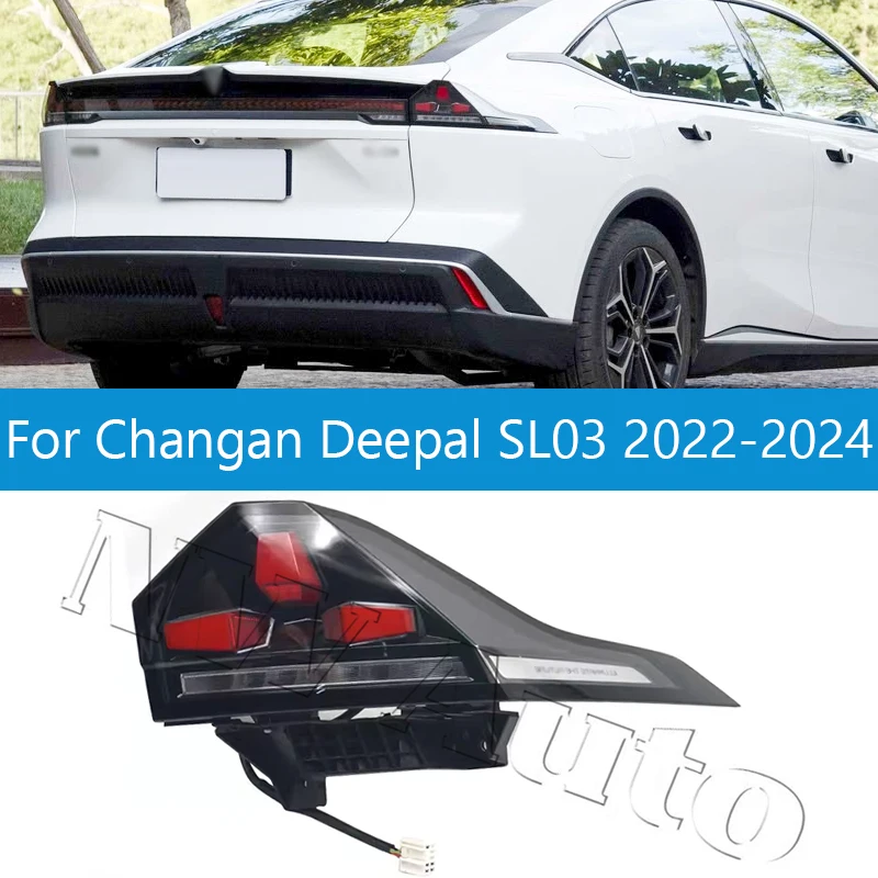 

Rear Bumper Taillight For Changan Deepal SL03 2022 2023 2024 Taillamp Rear Brake Lamp Stop Light