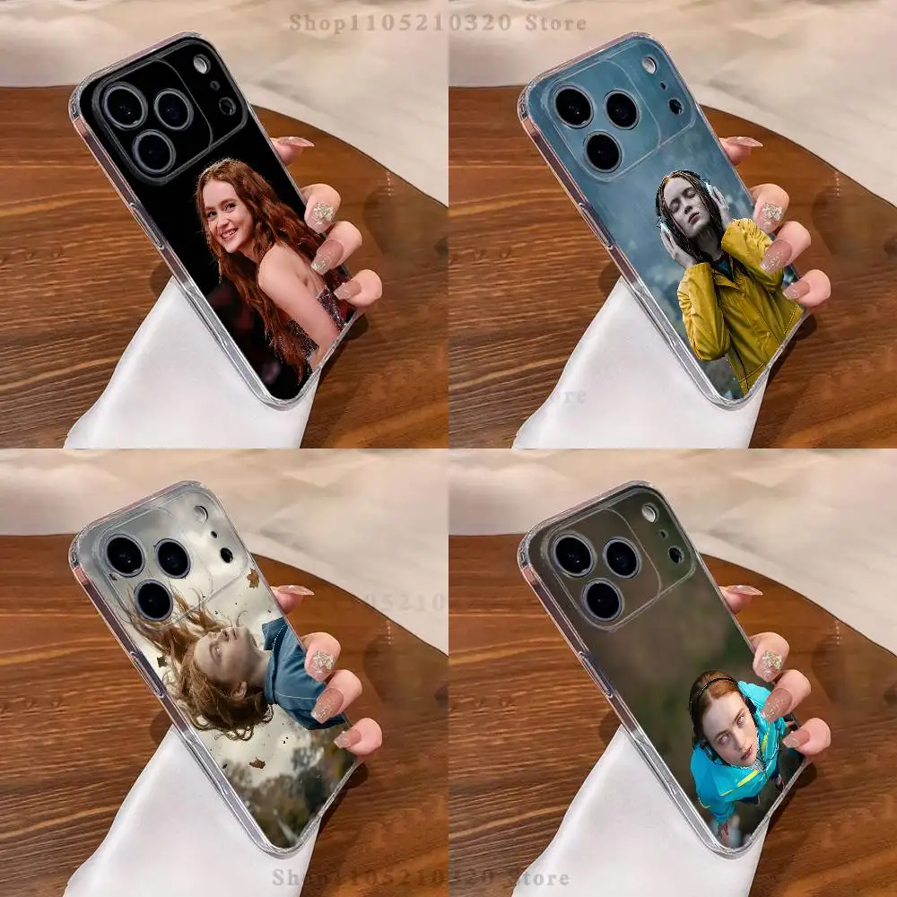 

S-Sadie S-Sink Phone Case For iPhone 17,16,15,14,13,12,11 Pro,Max,Plus,XR,Mini,E Clear Full-coverage Soft Cover