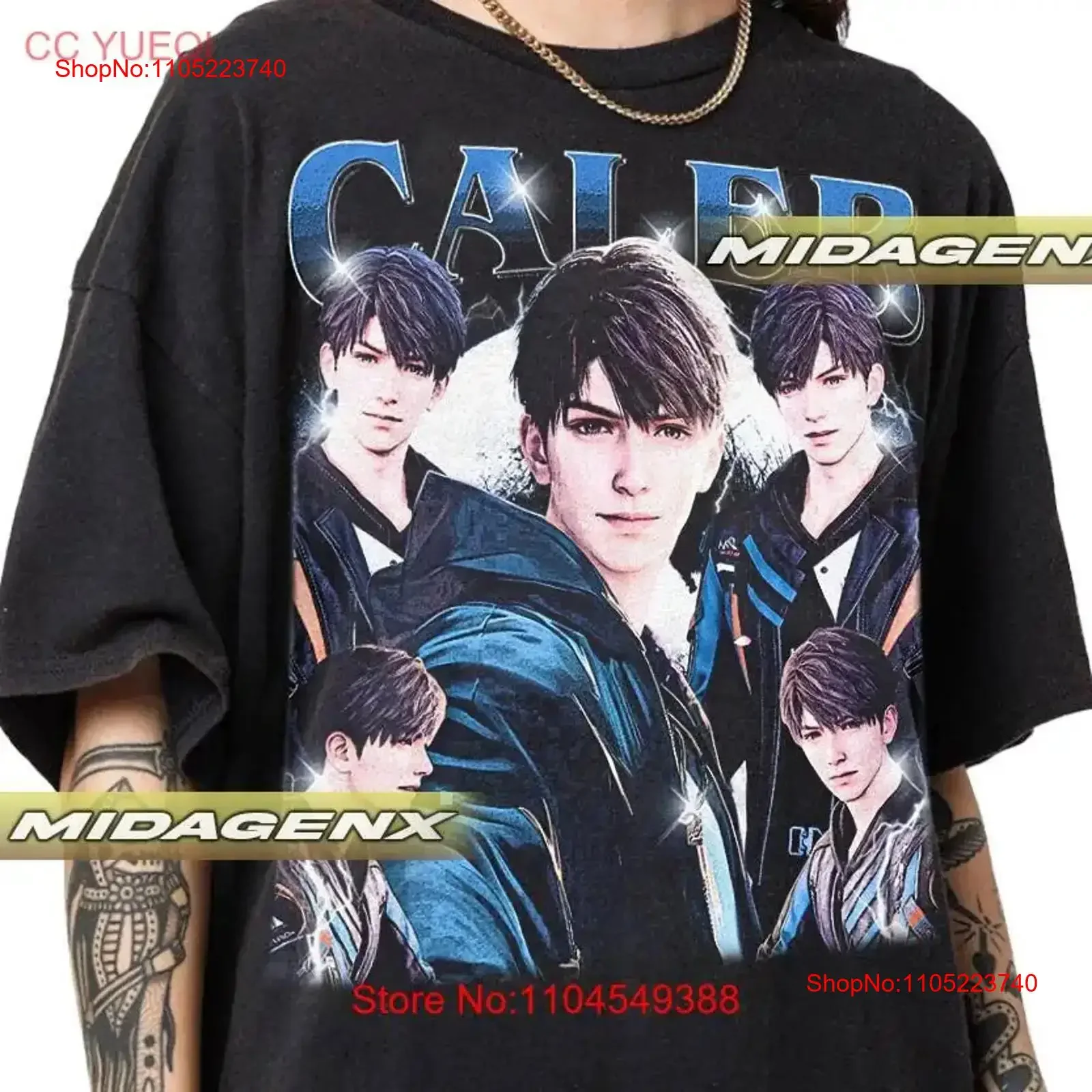 

Лимитированная винтажная футболка Caleb Love and Deepspace для женщин и мужчин CB99, винтажная стираная дизайнерская одежда, удобная дышащая одежда