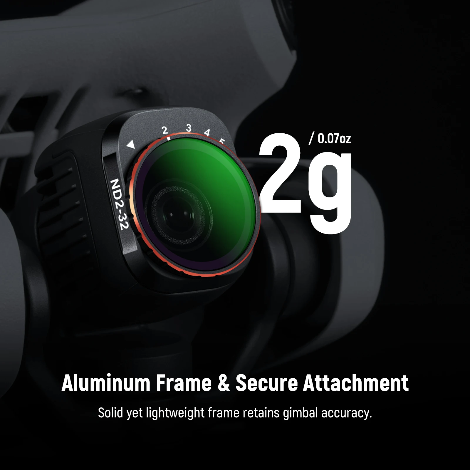 Zestaw filtrów ND NEEWER kompatybilny z DJI Mini 4 Pro, ND2-32 + ND64-512 Soczewka kamery drona z powłoką wielowarstwową HD z szkła optycznego — zdjęcie produktu 5