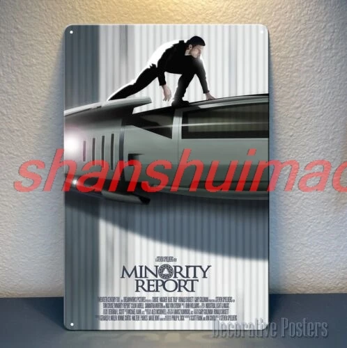 Minority Report Tom Cruise Movie Metal Poster -Collectable Tin Sign - 20x30cm sign