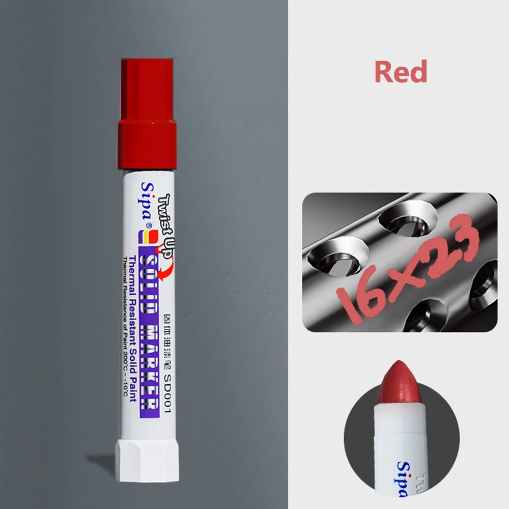 

Solid Paint Pen High Temperature Resistant Oil-based Ink Solid Paint Marker Waterproof Art Painting Pen