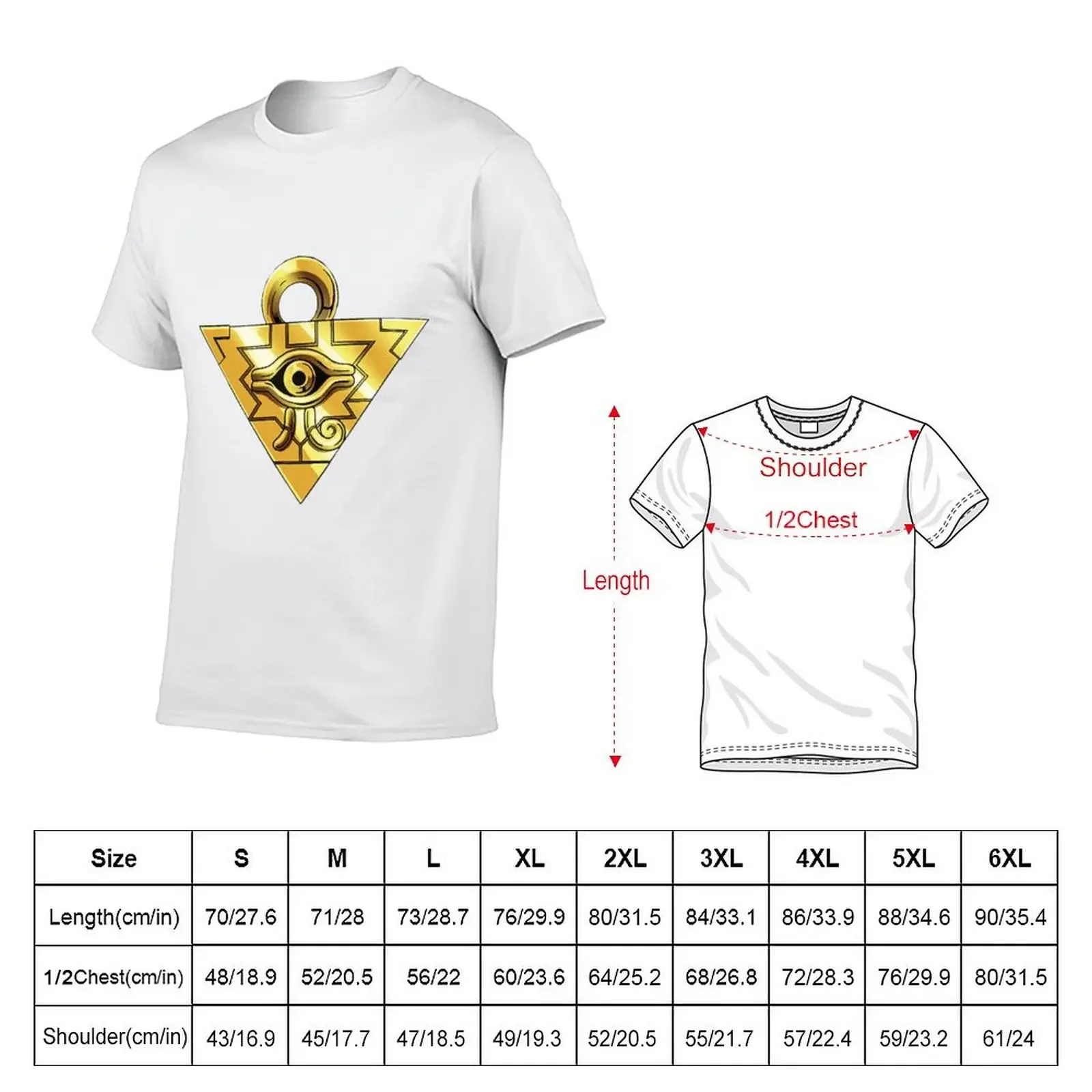 Camiseta Millennium Puzzle, camiseta esencial, camisetas de peso pesado, camisetas de campeón para hombres