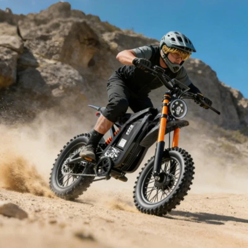 GT16 E-bike 1500W Motor 48V25AH Battery Shock-Absorbing Off-Road Electric Bike All-Terrain 16 Inch Tire Mountain Electric Bicycl image 4