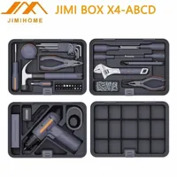 JIMI BOX X4-ABCD Home Combination Tool Box Multi Set Storage Power Accessories Case Household Repair Tools Set Hand Tool