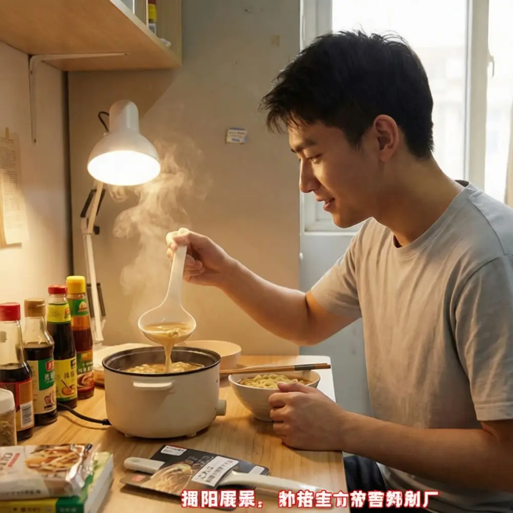 Heat Resistant Thickened Pp Soup Spoon Modern Kitchen Cooking Utensil Anti Scald Porridge Ladle Household Food Serving Scoop