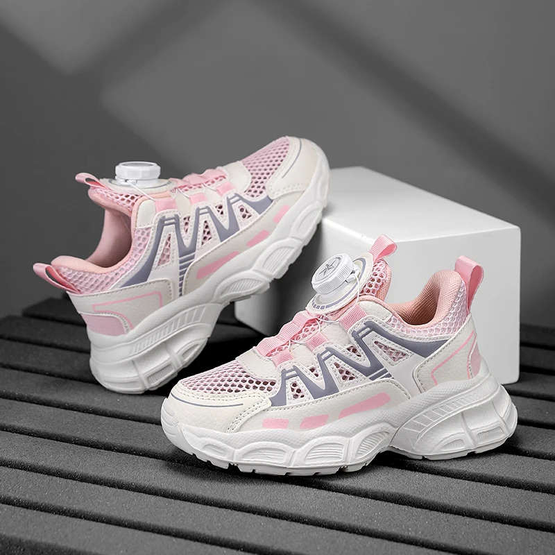 

Gym Training Kids Mesh Sport Sneakers Perspiration Discharge Design Comfort Workout Running Play Shoes