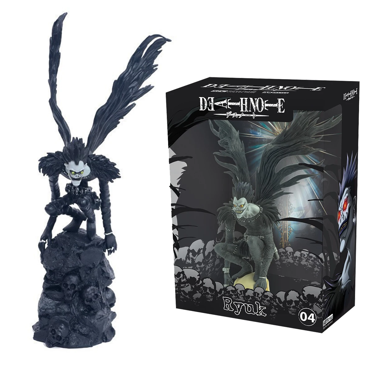 28CM Anime Figur DEATH NOTE Ryuk Yagami Licht MisaMisa PVC Stehende Modell Pose Kinder Sammlung Geschenk Ornamente Skulptur