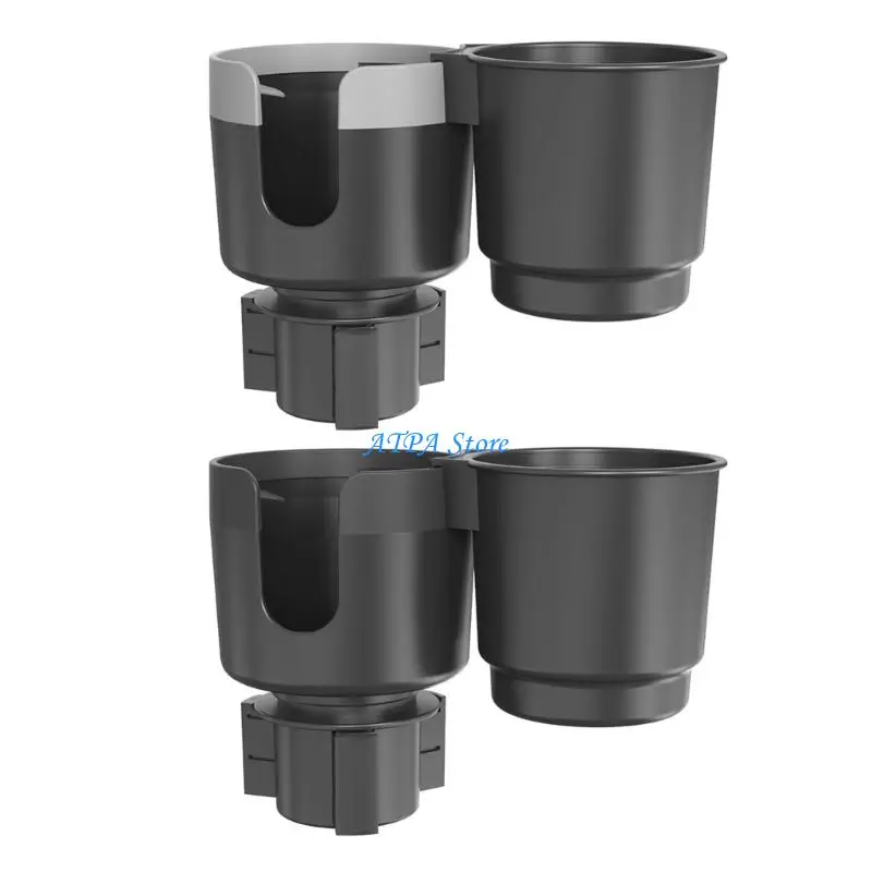 

U13C 2 in 1 Car Cup Holder Expander, Double Cup Holder Expander for Car Multifunctiona