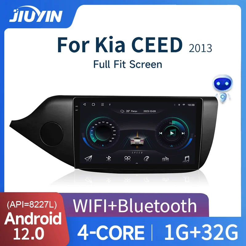 

JIUYIN 2din Android 12 Car Radio Multimedia Video Player for Kia Ceed 2 JD 2012-2018 Navigation GPS Carplay Audio Head Unit 9"