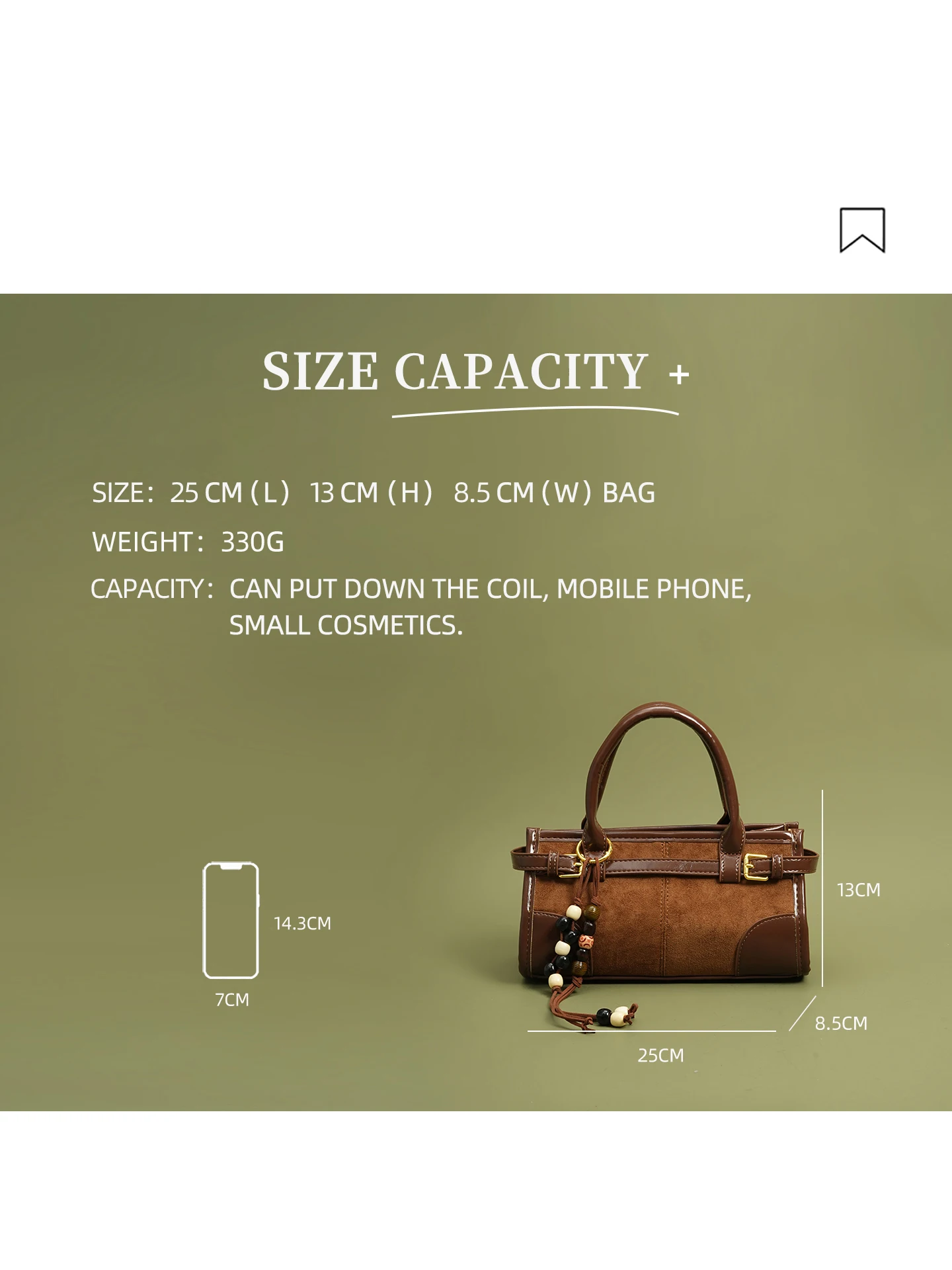 High-quality Retro Shoulder Bag Fashion Elegant style Crossbody Bag New Frosted Classic Versatile Women daily Commuter Handbag