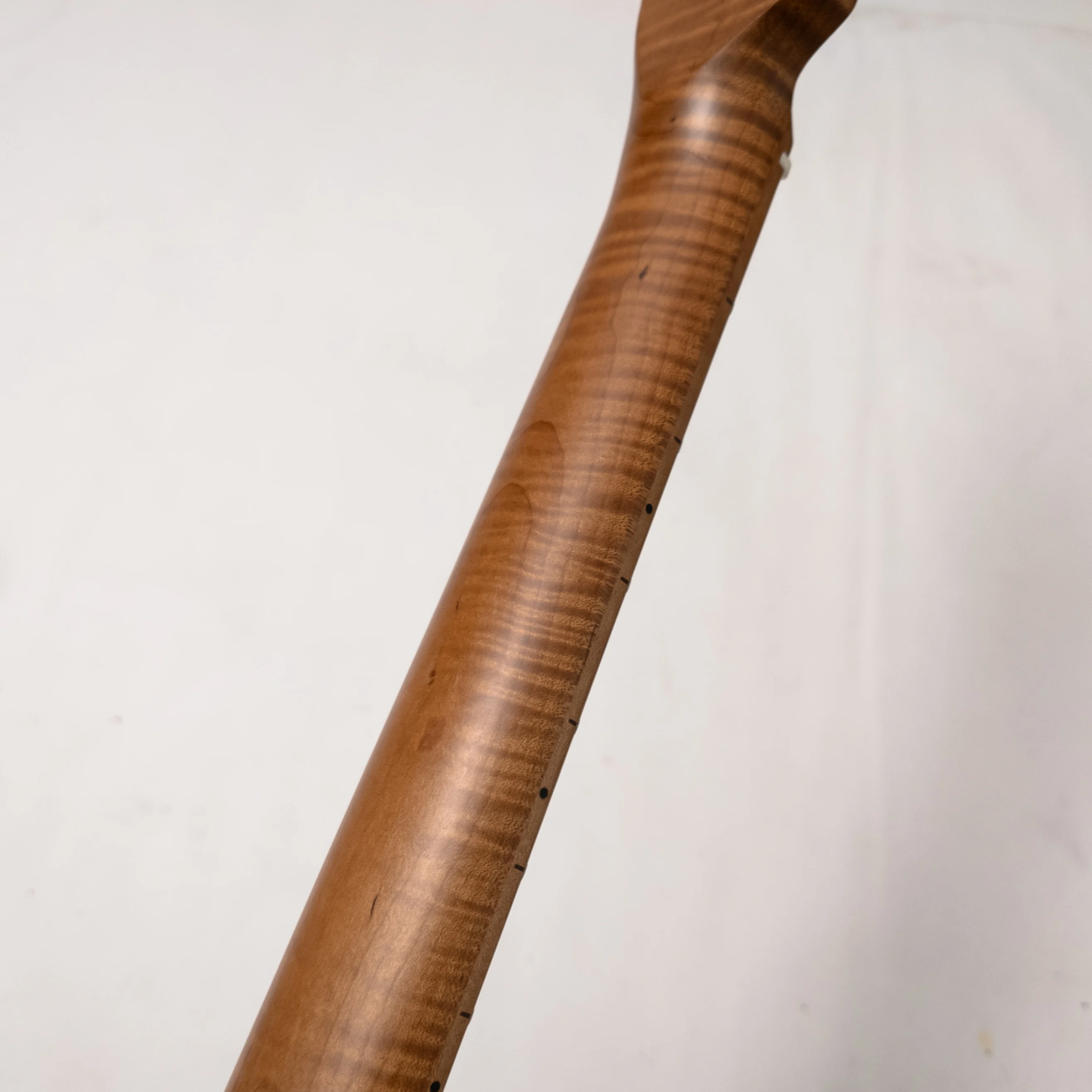 Roasted Tiger Flame Maple Guitar Neck 25.5