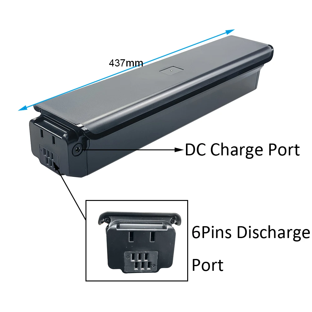 

SYR 36V 48V Integrated Battery 21700 15Ah 20Ah 720Wh for 250W-750W FitNord Ranger 700FS Step Through Electric Bicycle