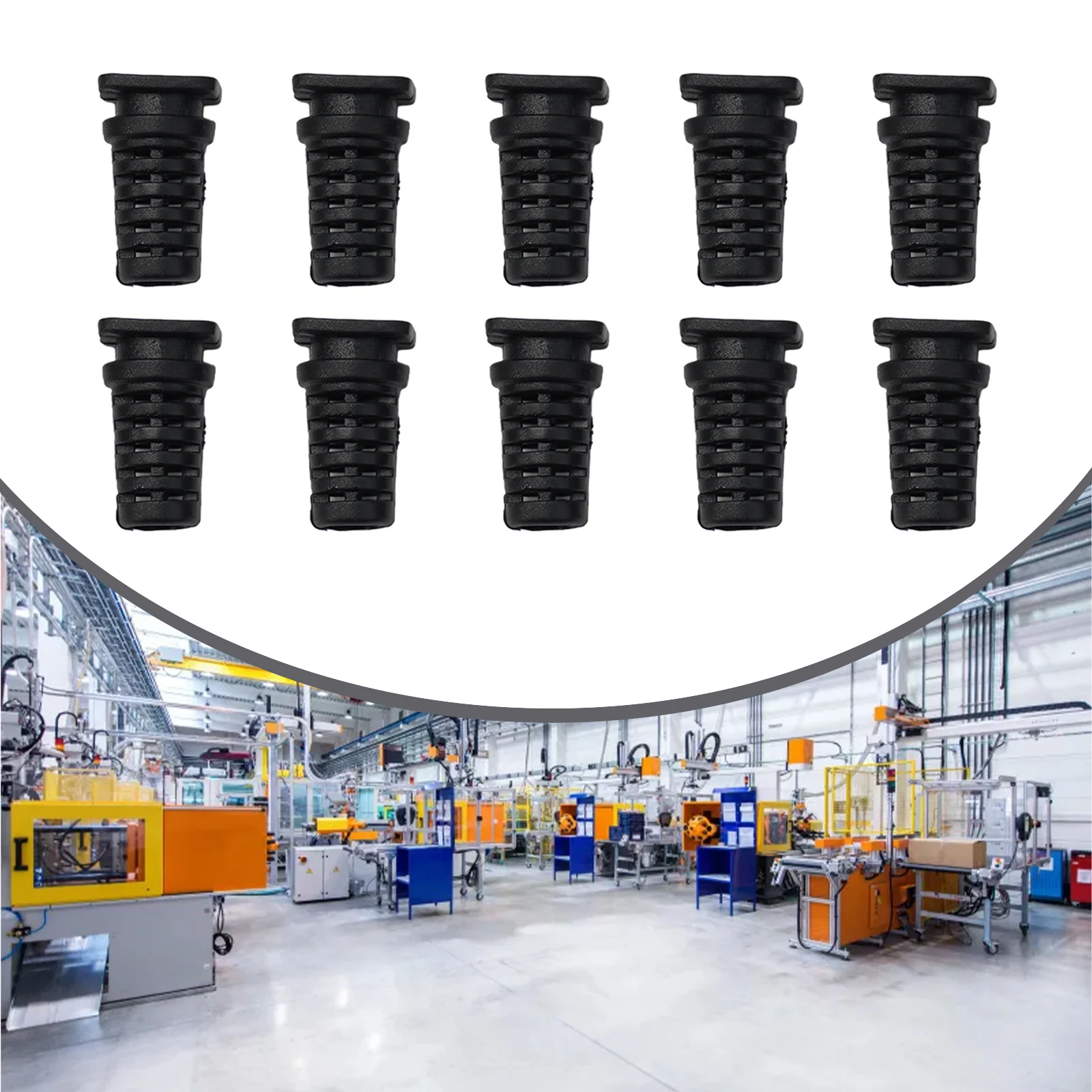 10pcs Cable Gland Connector Rubber Strain Relief Cord Power Tool Cable Sleeves Electric Tools Protection Wire Cover