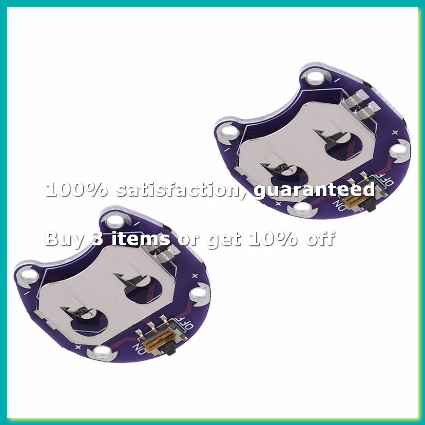 9Pack X(2 X Coin Cell Battery Holder for CR2032 - With Switch (2 Pcs))