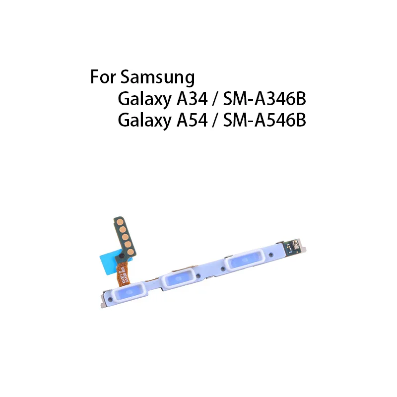 

Orig Power ON OFF Mute Switch Control Key Volume Button Flex Cable For Samsung Galaxy A34 / A54 SM-A346B / SM-A546B