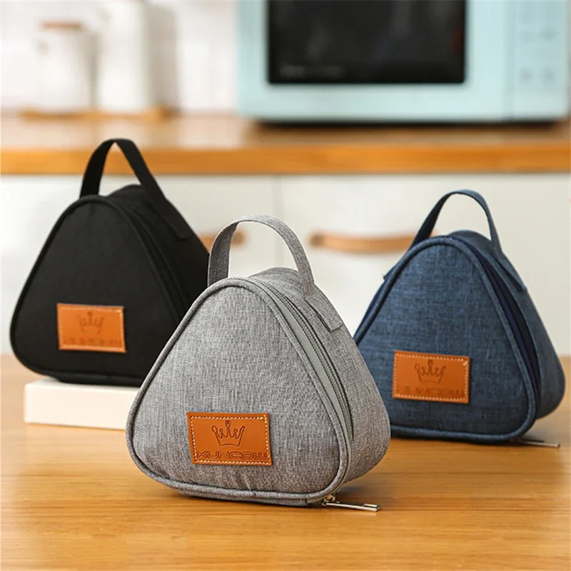 حقيبة عزل مثلثة محمولة، حقيبة لفة الأرز والخضروات، حقيبة الغداء، ساندويتش الحليب، حقيبة الإفطار، حقيبة عازلة