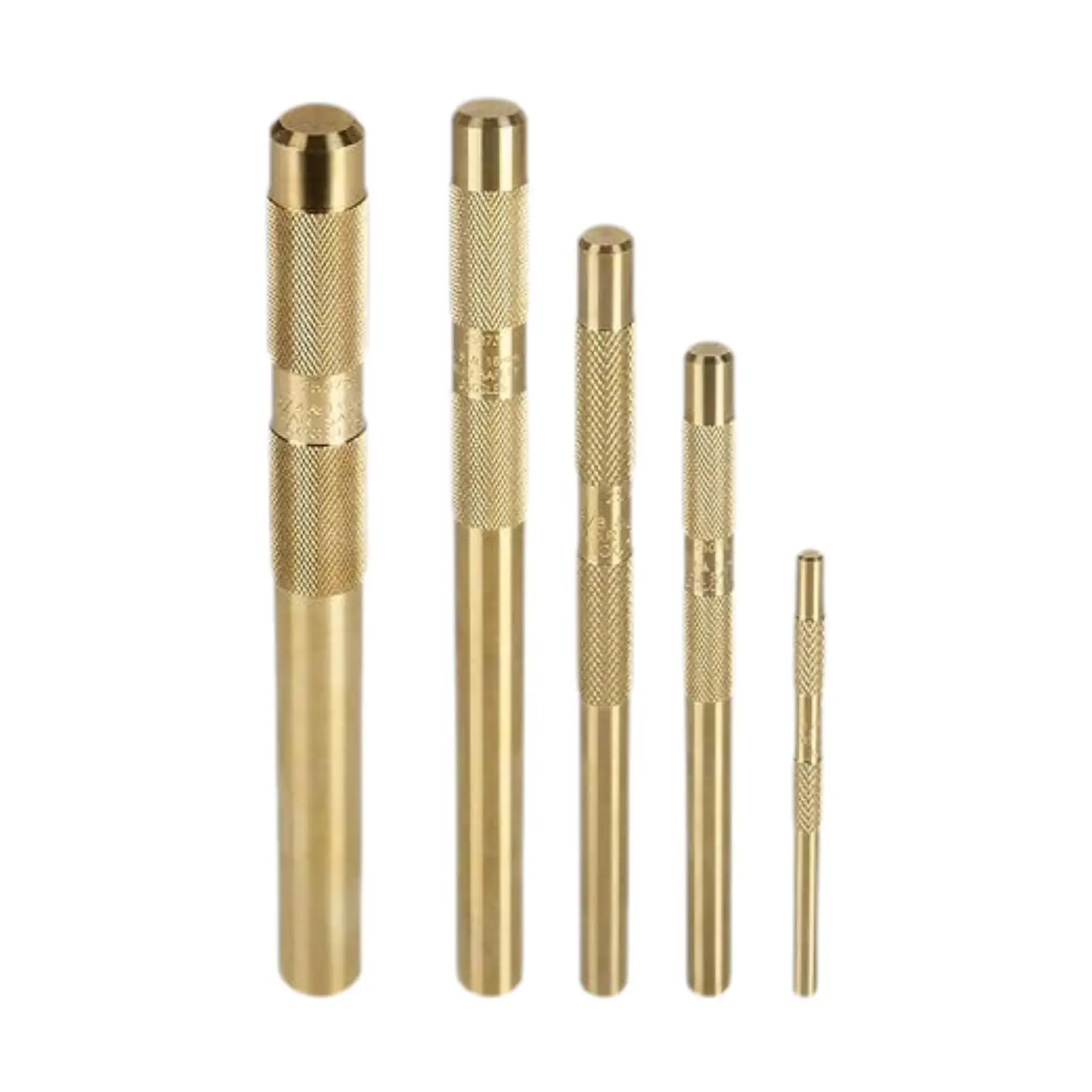 5x Brass Punch Tool Set 67003-mai Sturdy Accessories for Professional