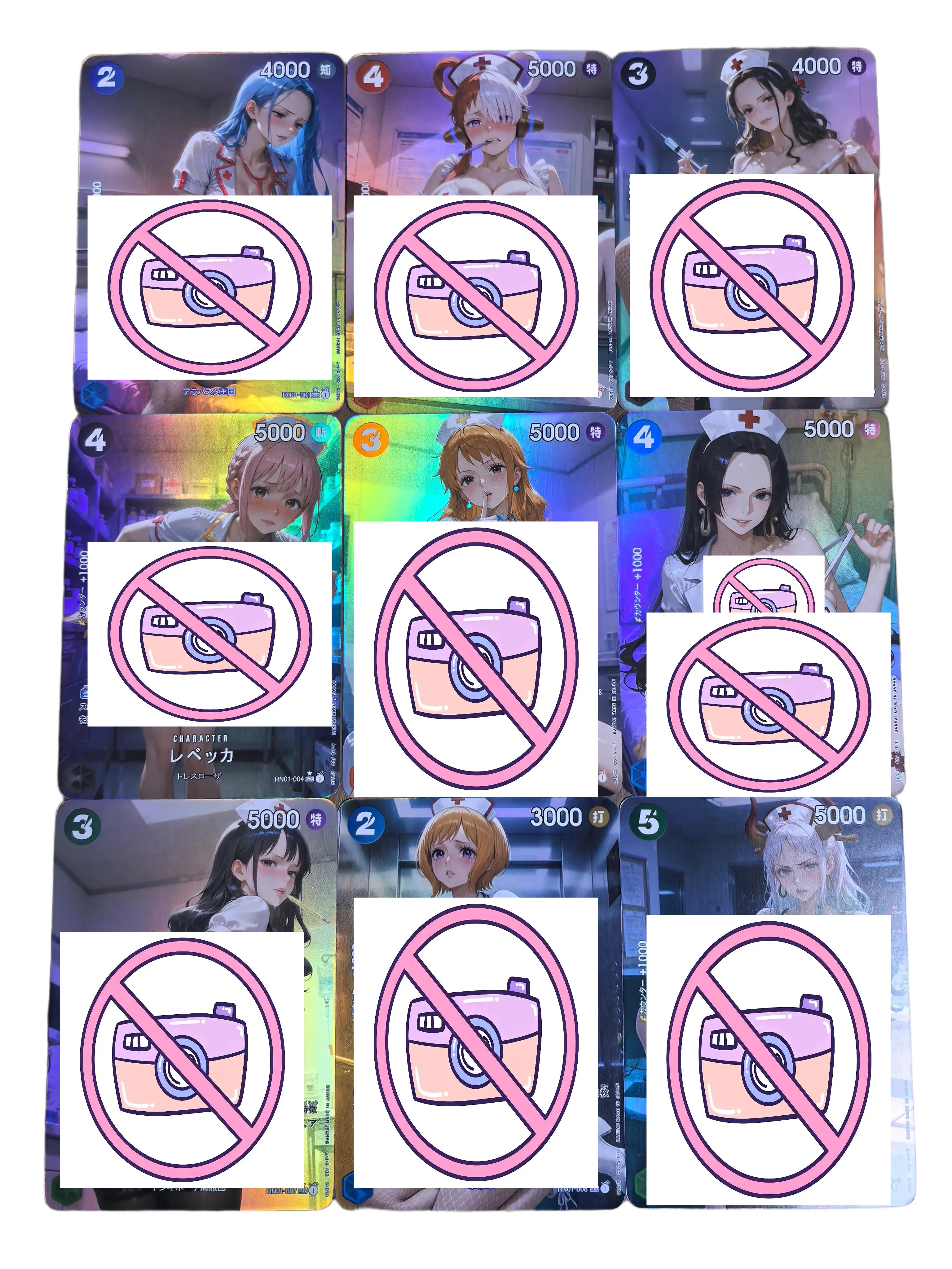 DIYOne Piece Anime Waifu TCG Cards OPCG Edition Laser Flash Cards Nami Boa Hancock Yamato Collectible Trading Game Cards