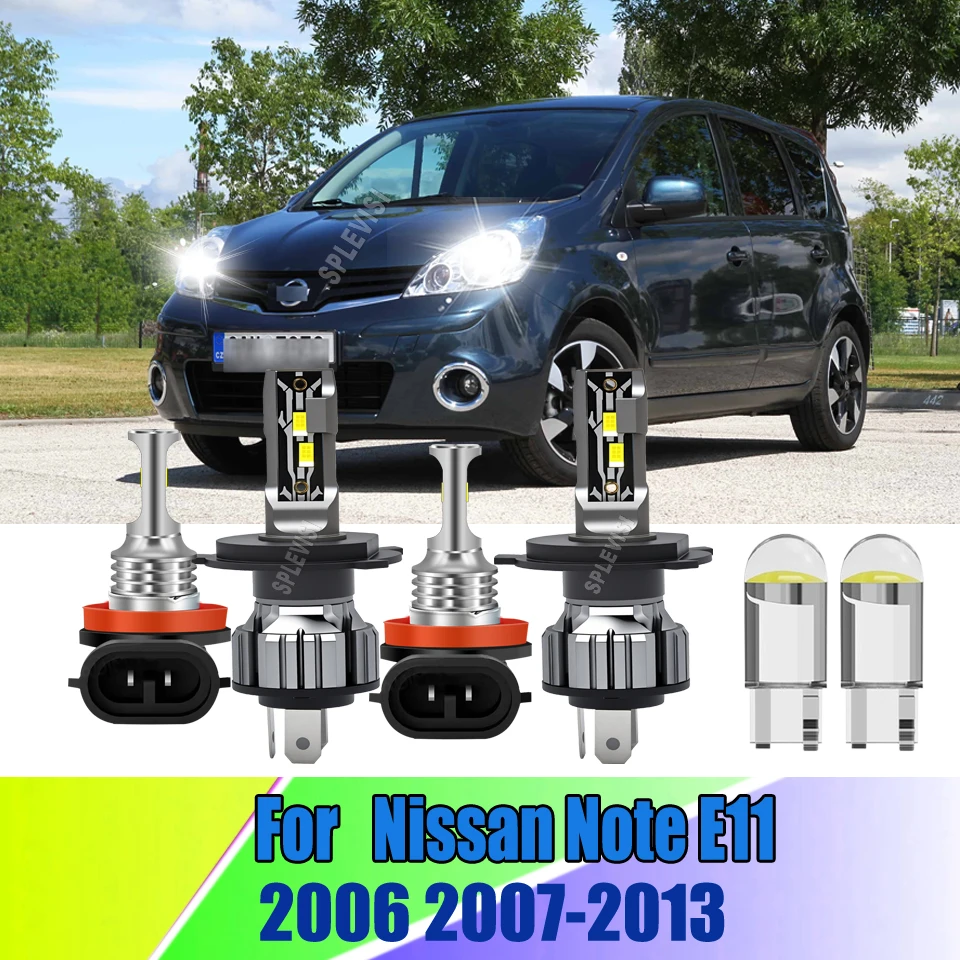 

12v Car LED Headlight Fog Bulb Lights Perfect Fit For All Weather For Nissan Note E11 2006 2007 2008 2009 2010 2011 2012 2013