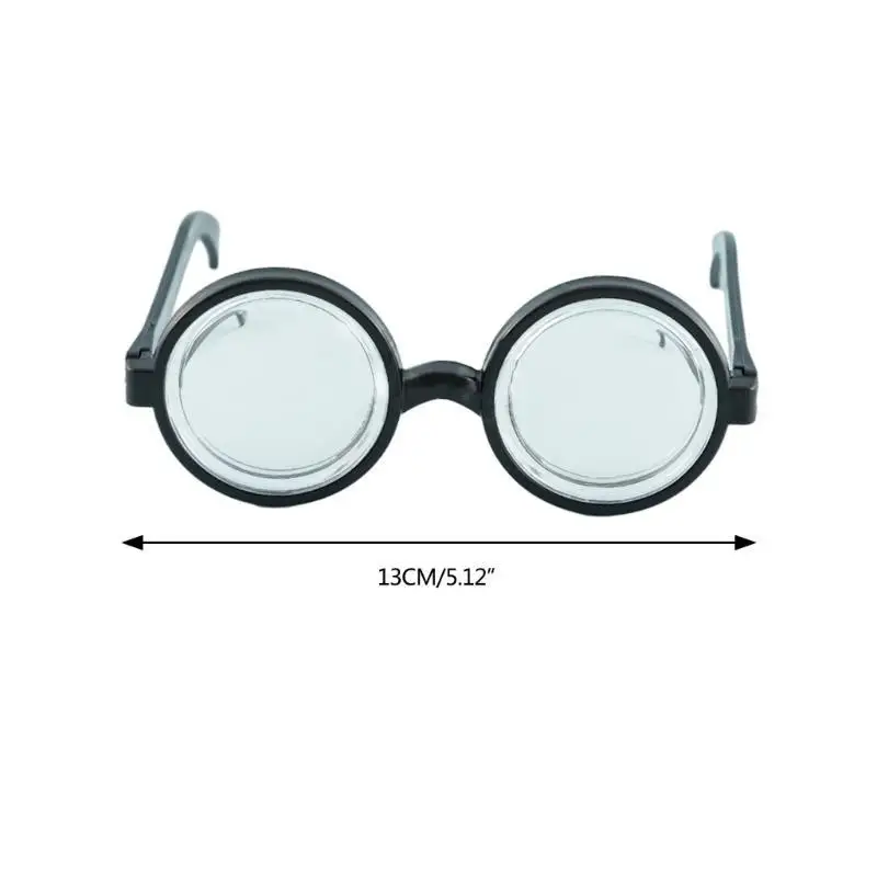 652f Halloween Party Dress-up Brille Round Frame Brille