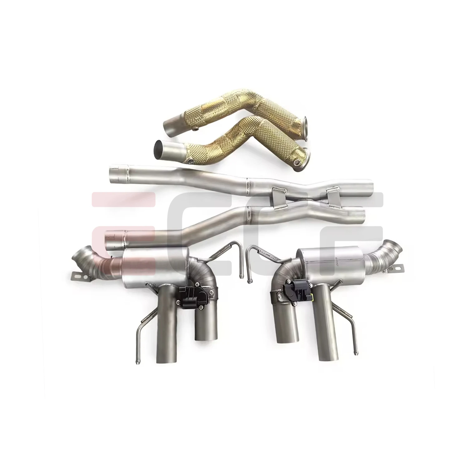 Sporty Aggressive Exhaust Sound Titanium Complete exhaust system For Ferrari Rome 3.9T Plug and Play Performance Upgrade
