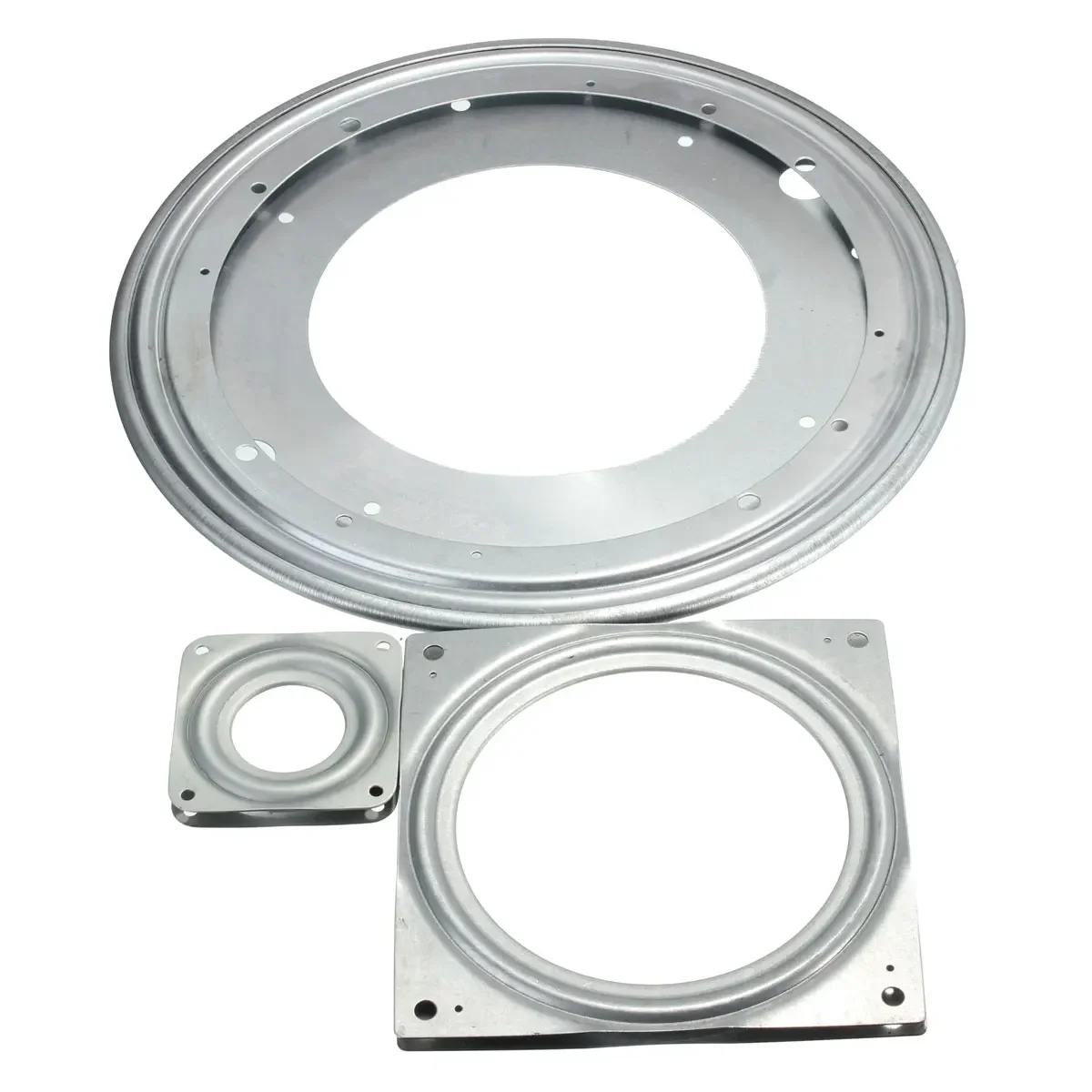 3 inch Heavy Metal Bearing Rotating Swivel-Turntable Plate for Corner Cabinets For TV Rack Desk Table Smoothly Square/Round