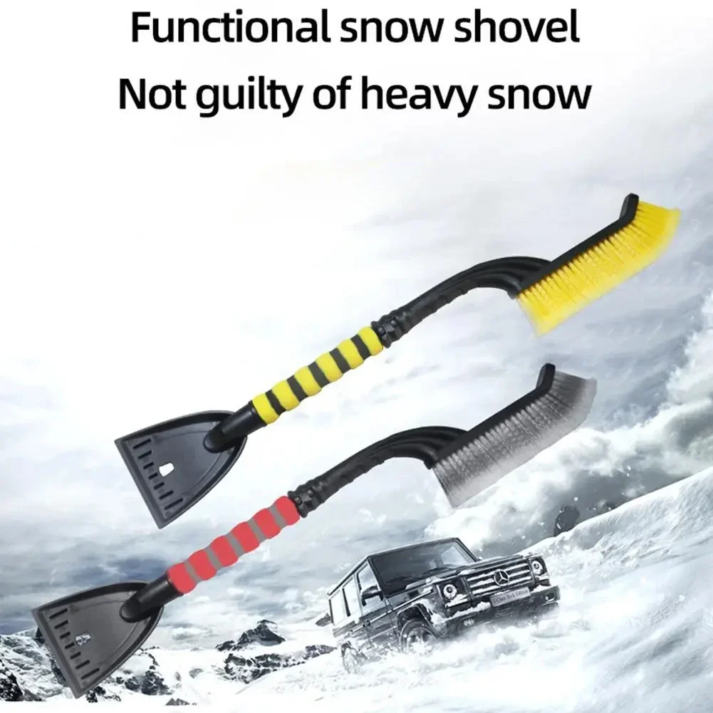 Moaodo Practical Car Removal Shovel Retractable Brush Scraping Shovel Glass Frost Winter Convenient Ice Scraper Removal Tool